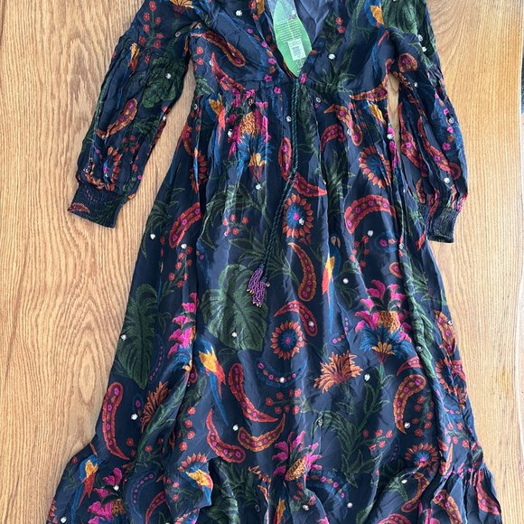 Farm Rio Tapestry Maxi Dress, NWT, sz. M - Picture 3 of 16
